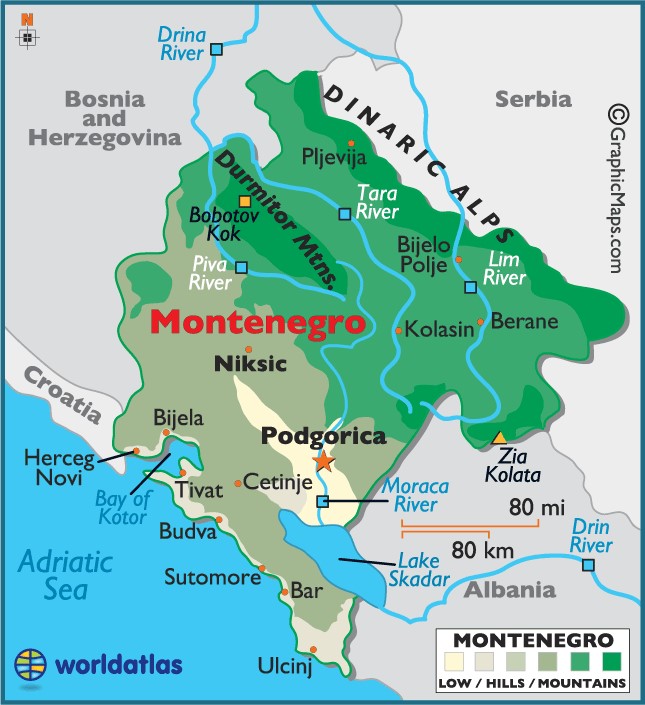 Montenagro_Map