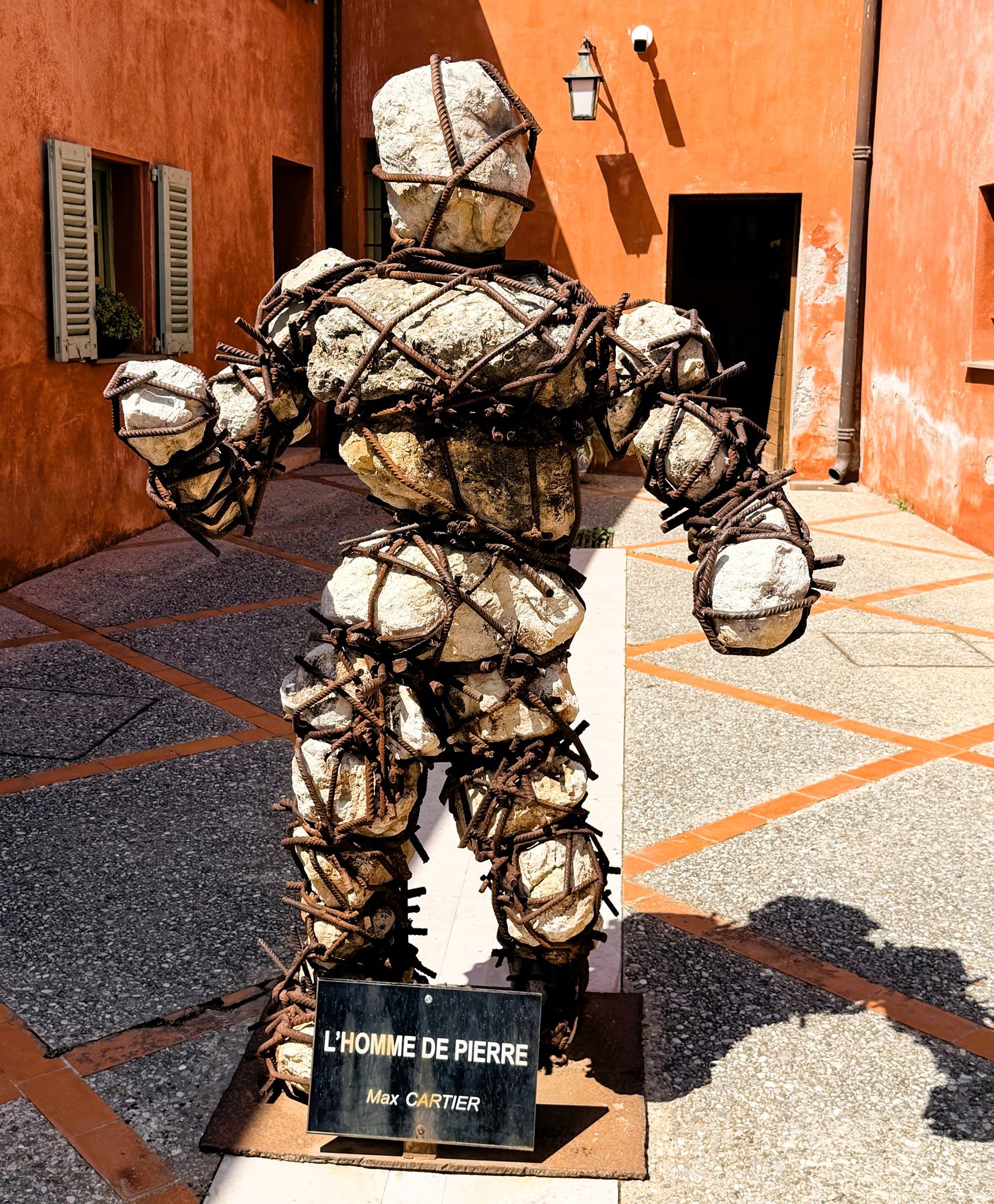 Homme de pierre - Man of Stone Statue, Citadel of Villefranche‑sur‑Mer, France